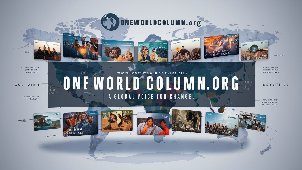 The OneWorldColumn.org #Blog