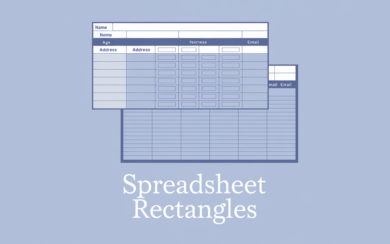 Spreadsheet Rectangles